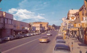 Sherman Ave Coeur d'Alene Idaho 1950