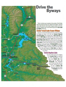 Map of North Idaho Byways